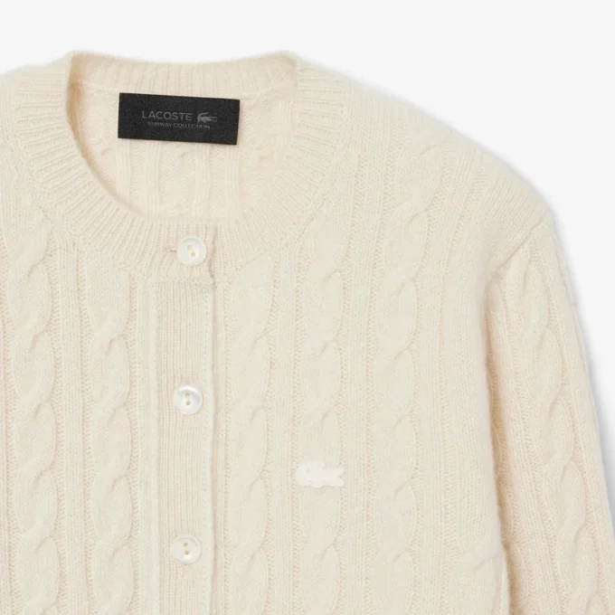 Cardigan Runway in cashmere a trecce Cardigan Runway in cashmere a trecce