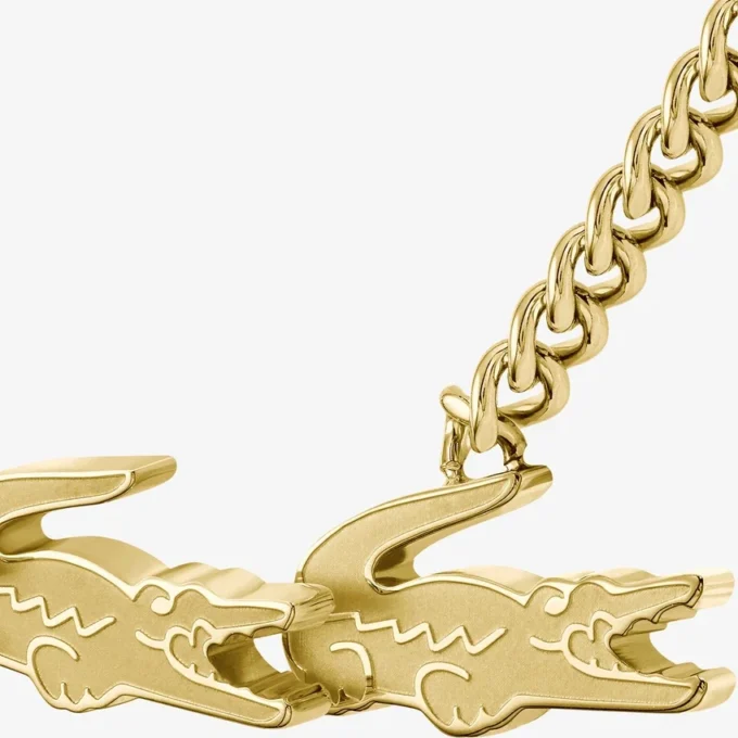 Collana multipla con coccodrillo