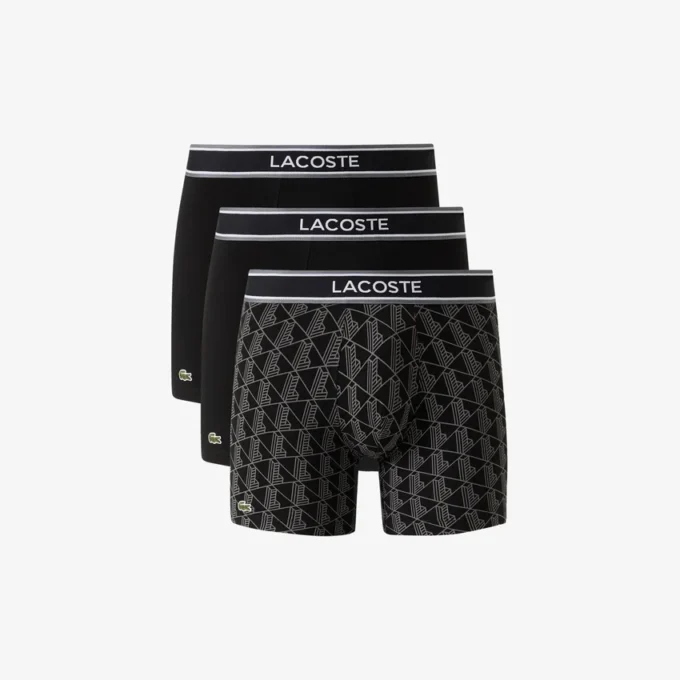 Confezione da 3 Boxer da uomo con stampa Monogram Confezione da 3 Boxer da uomo con stampa Monogram