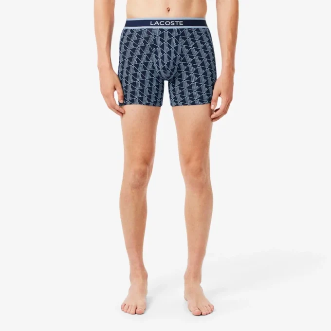 Confezione da 3 Boxer da uomo con stampa Monogram Confezione da 3 Boxer da uomo con stampa Monogram