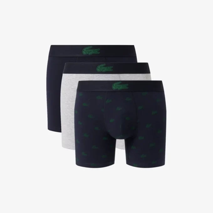Confezione da 3 boxer in jersey di cotone elasticizzato Confezione da 3 boxer in jersey di cotone elasticizzato