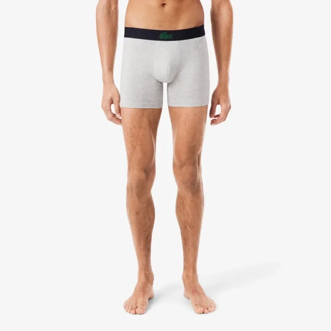 Confezione da 3 boxer in jersey di cotone elasticizzato Confezione da 3 boxer in jersey di cotone elasticizzato