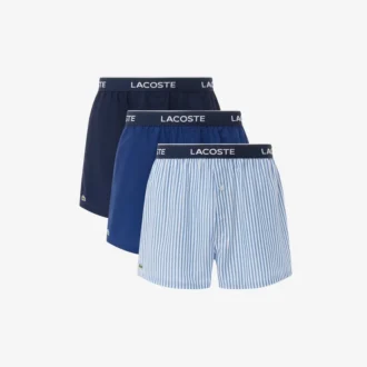 Confezione da 3 boxer in popeline di cotone da uomo