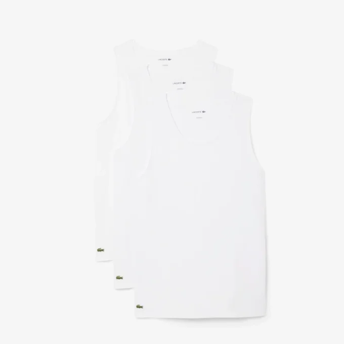 Confezione da 3 maglie intime da uomo in cotone Confezione da 3 maglie intime da uomo in cotone