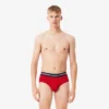 Confezione da 3 slip da uomo in cotone con logo in vita