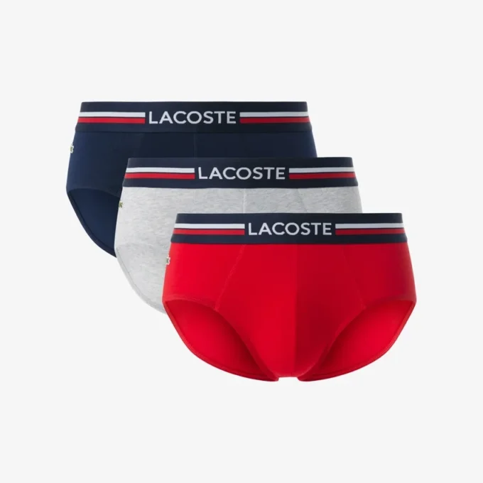 Confezione da 3 slip da uomo in cotone con logo in vita
