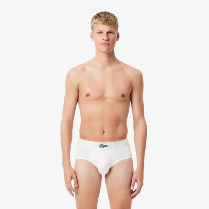 Confezione da 3 slip in jersey elasticizzato Confezione da 3 slip in jersey elasticizzato
