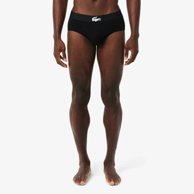 Confezione da 3 slip in jersey elasticizzato Confezione da 3 slip in jersey elasticizzato