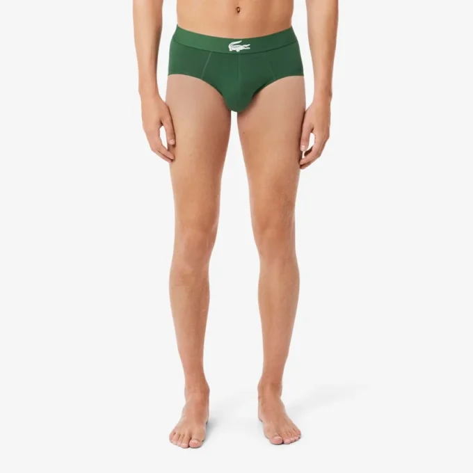 Confezione da 3 slip in jersey elasticizzato Confezione da 3 slip in jersey elasticizzato