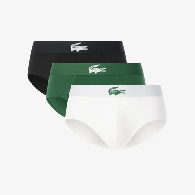 Confezione da 3 slip in jersey elasticizzato Confezione da 3 slip in jersey elasticizzato