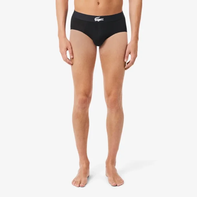Confezione da 3 slip in jersey elasticizzato Confezione da 3 slip in jersey elasticizzato