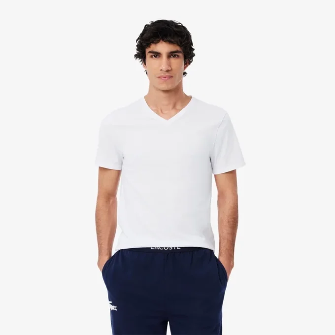 Confezione da 5 maglie intime slim fit da uomo Confezione da 5 maglie intime slim fit da uomo