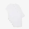Confezione da 5 maglie intime slim fit da uomo Confezione da 5 maglie intime slim fit da uomo