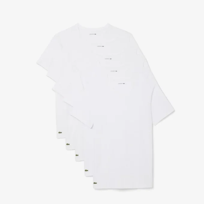 Confezione da 5 maglie intime slim fit da uomo Confezione da 5 maglie intime slim fit da uomo