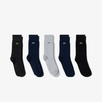 Confezione da 5 paia di calze in cotone unisex Confezione da 5 paia di calze in cotone unisex
