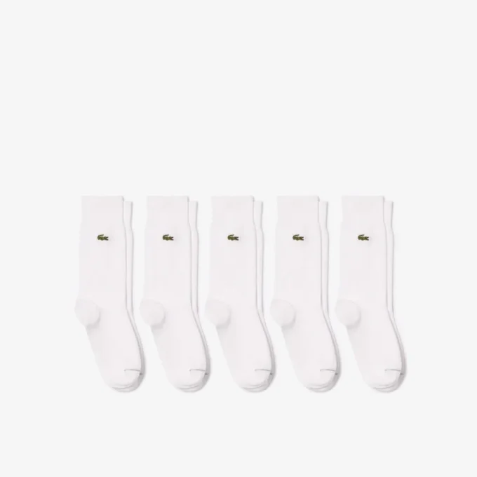 Confezione da 5 paia di calze in cotone unisex Confezione da 5 paia di calze in cotone unisex