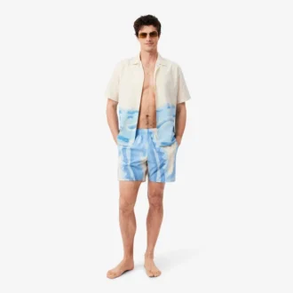 Costume da bagno a righe a vita media