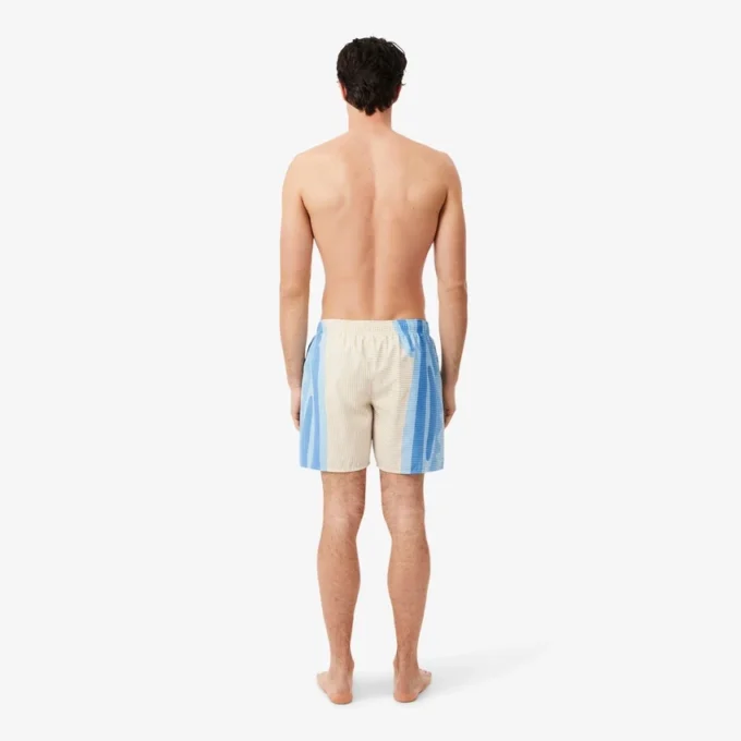 Costume da bagno a righe a vita media Costume da bagno a righe a vita media