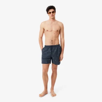 Costume da bagno a vita media con stampa coccodrillo