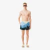 Costume da bagno corto da uomo con stampa paesaggistica Costume da bagno corto da uomo con stampa paesaggistica