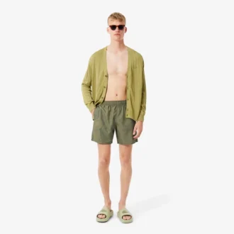 Costume da bagno da uomo a vita media con stampa