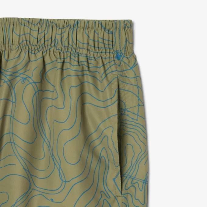 Costume da bagno da uomo a vita media con stampa