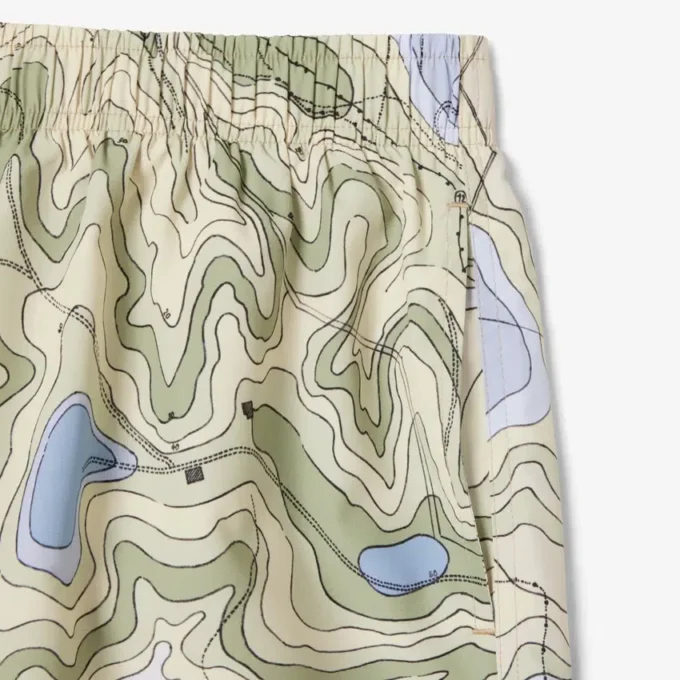 Costume da bagno da uomo a vita media con stampa