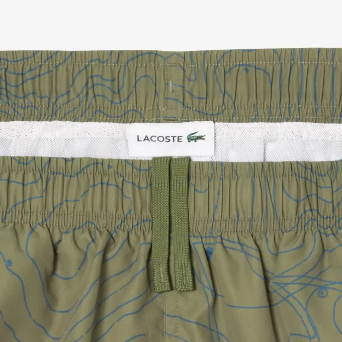 Costume da bagno da uomo a vita media con stampa