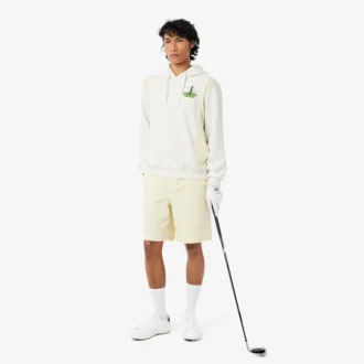 Felpa con cappuccio con stampa da golf