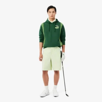 Felpa con cappuccio con stampa da golf