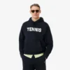 Felpa con cappuccio con stampa Tennis Felpa con cappuccio con stampa Tennis
