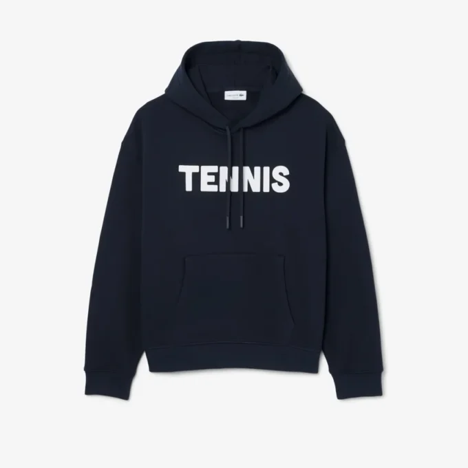 Felpa con cappuccio con stampa Tennis Felpa con cappuccio con stampa Tennis