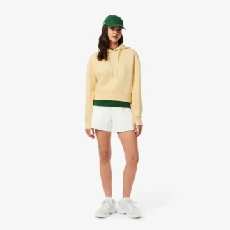 Felpa con cappuccio da donna in cotone