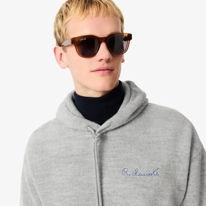 Felpa con cappuccio da uomo con ricamo Felpa con cappuccio da uomo con ricamo
