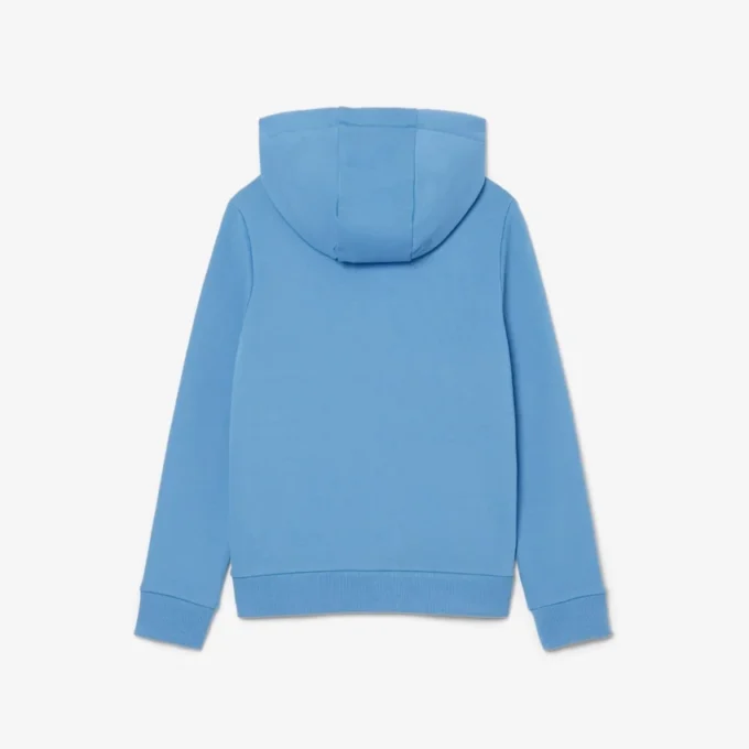 Felpa con cappuccio e zip a blocchi di colore Felpa con cappuccio e zip a blocchi di colore
