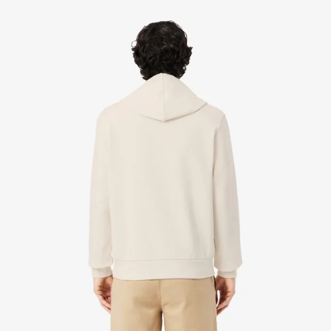 Felpa con cappuccio e zip a blocchi di colore Felpa con cappuccio e zip a blocchi di colore