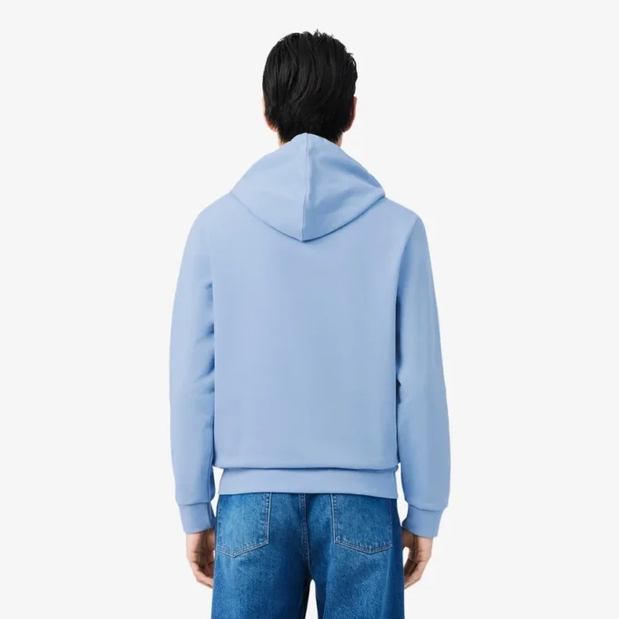 Felpa con cappuccio e zip a blocchi di colore Felpa con cappuccio e zip a blocchi di colore