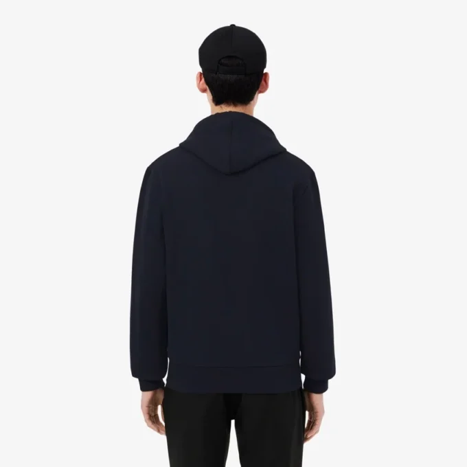 Felpa con cappuccio e zip a blocchi di colore Felpa con cappuccio e zip a blocchi di colore