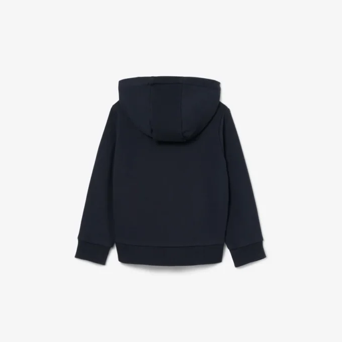 Felpa con cappuccio e zip a blocchi di colore Felpa con cappuccio e zip a blocchi di colore