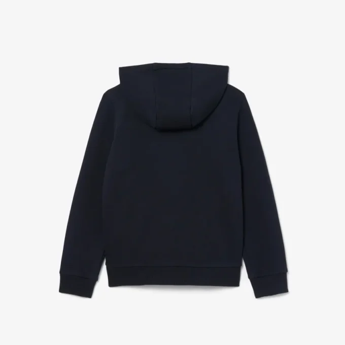 Felpa con cappuccio e zip a blocchi di colore Felpa con cappuccio e zip a blocchi di colore