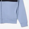 Felpa con cappuccio e zip a blocchi di colore Felpa con cappuccio e zip a blocchi di colore