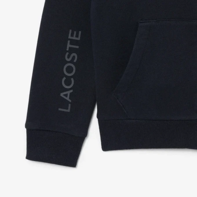 Felpa con cappuccio e zip a blocchi di colore Felpa con cappuccio e zip a blocchi di colore