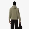 Felpa con cappuccio e zip con striscia con logo Felpa con cappuccio e zip con striscia con logo