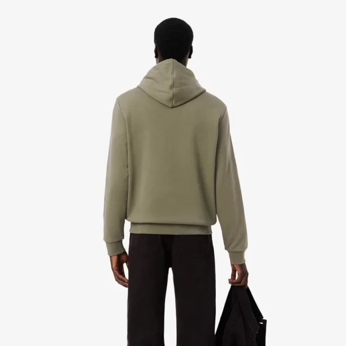 Felpa con cappuccio e zip con striscia con logo Felpa con cappuccio e zip con striscia con logo