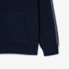 Felpa con cappuccio e zip con striscia con logo Felpa con cappuccio e zip con striscia con logo