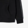 Felpa con cappuccio e zip con striscia con logo Felpa con cappuccio e zip con striscia con logo