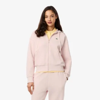Felpa con cappuccio e zip da donna
