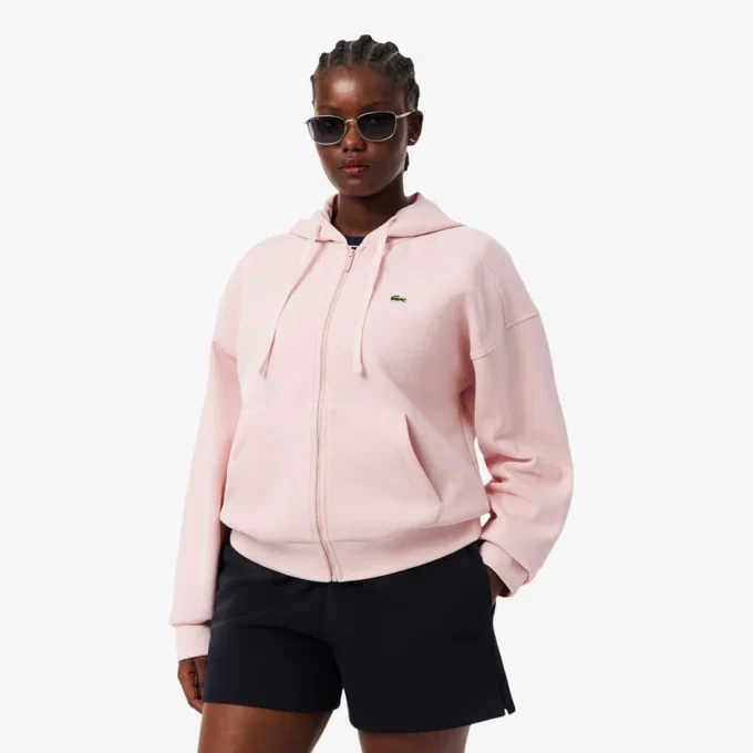 Felpa con cappuccio e zip da donna Felpa con cappuccio e zip da donna