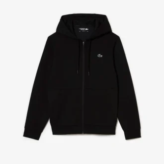 Felpa con cappuccio e zip da uomo