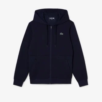 Felpa con cappuccio e zip da uomo